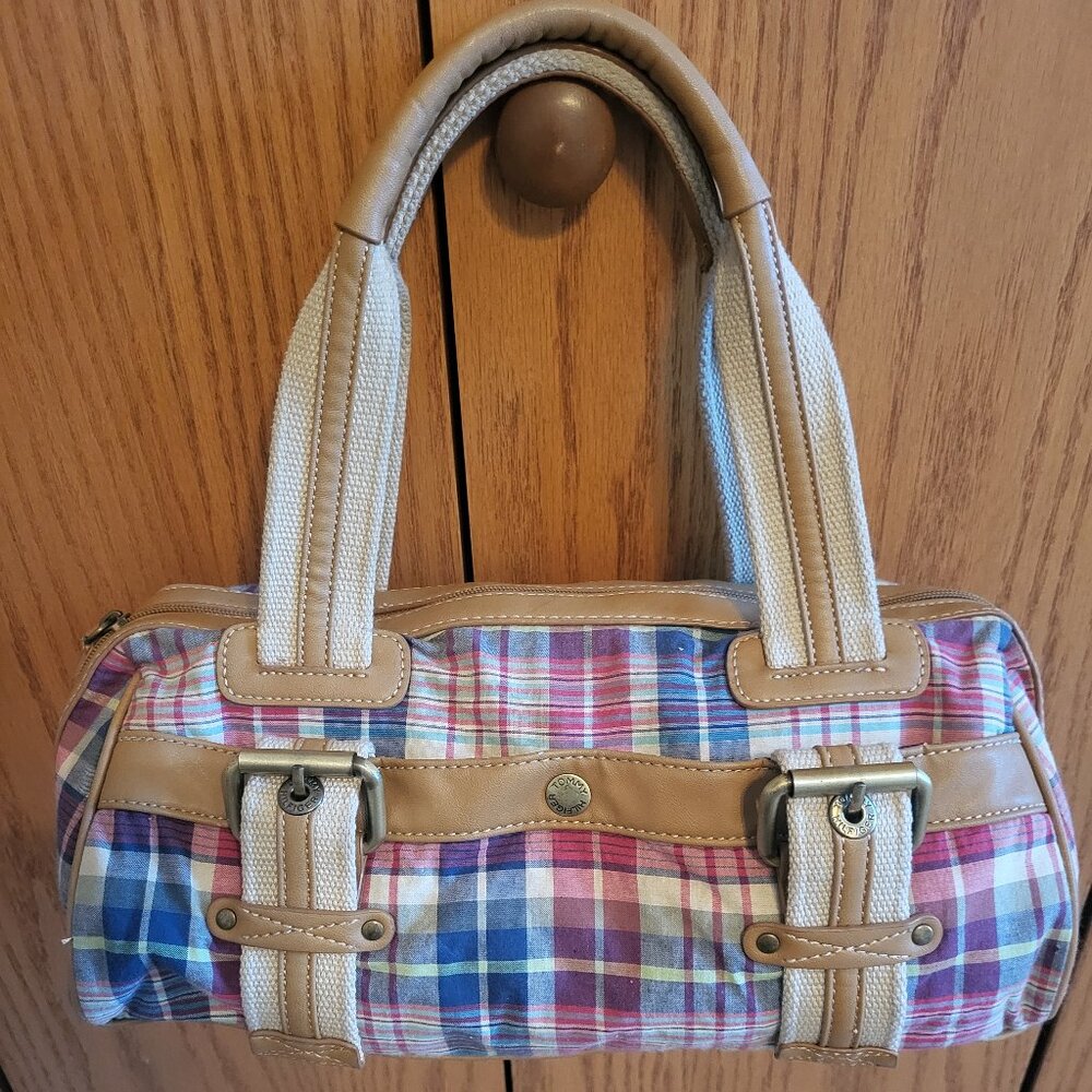 Tommy Hilfiger Plaid Multi-Color Women's Handbag